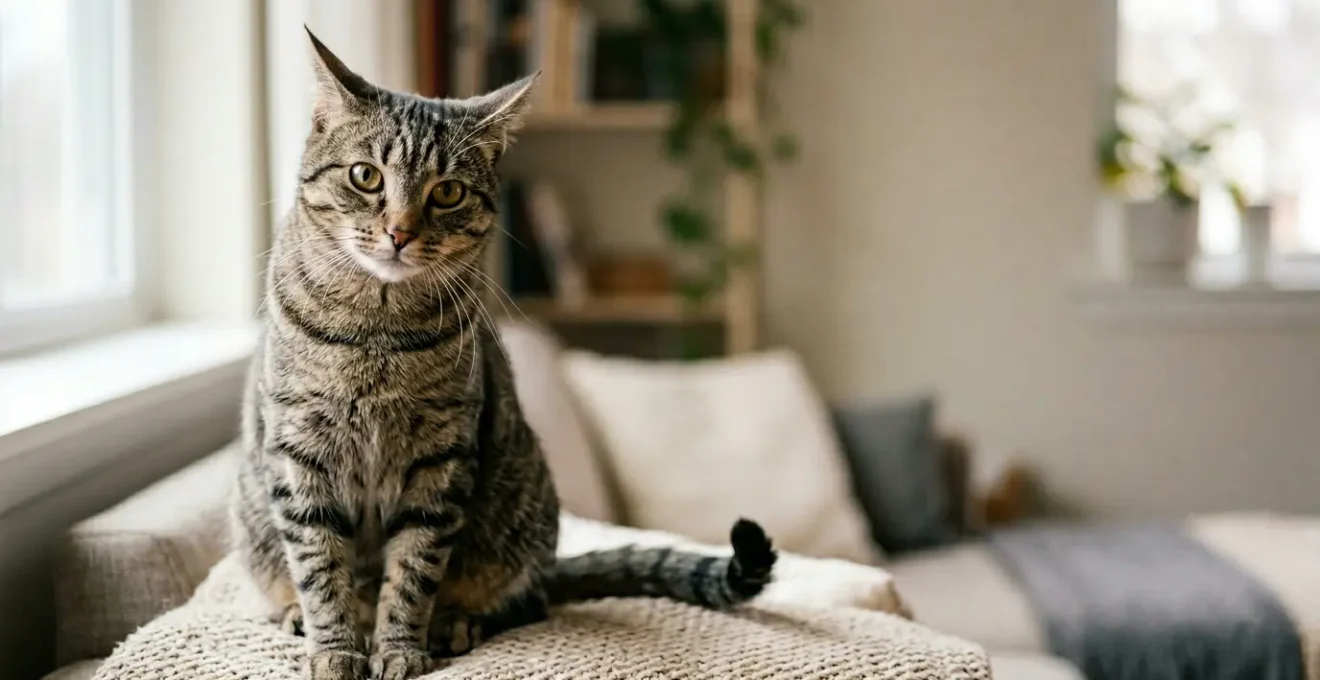 Chat montrant des signaux d'avertissement corporels pour prévenir les interactions dangereuses