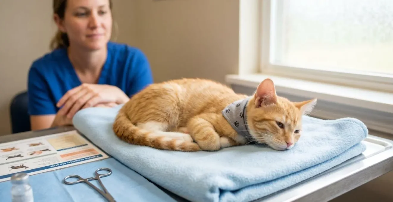 Chaton mâle calme et serein avant la puberté, période idéale pour la castration préventive