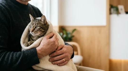 Propriétaire de chat face aux défis financiers des soins vétérinaires d'urgence
